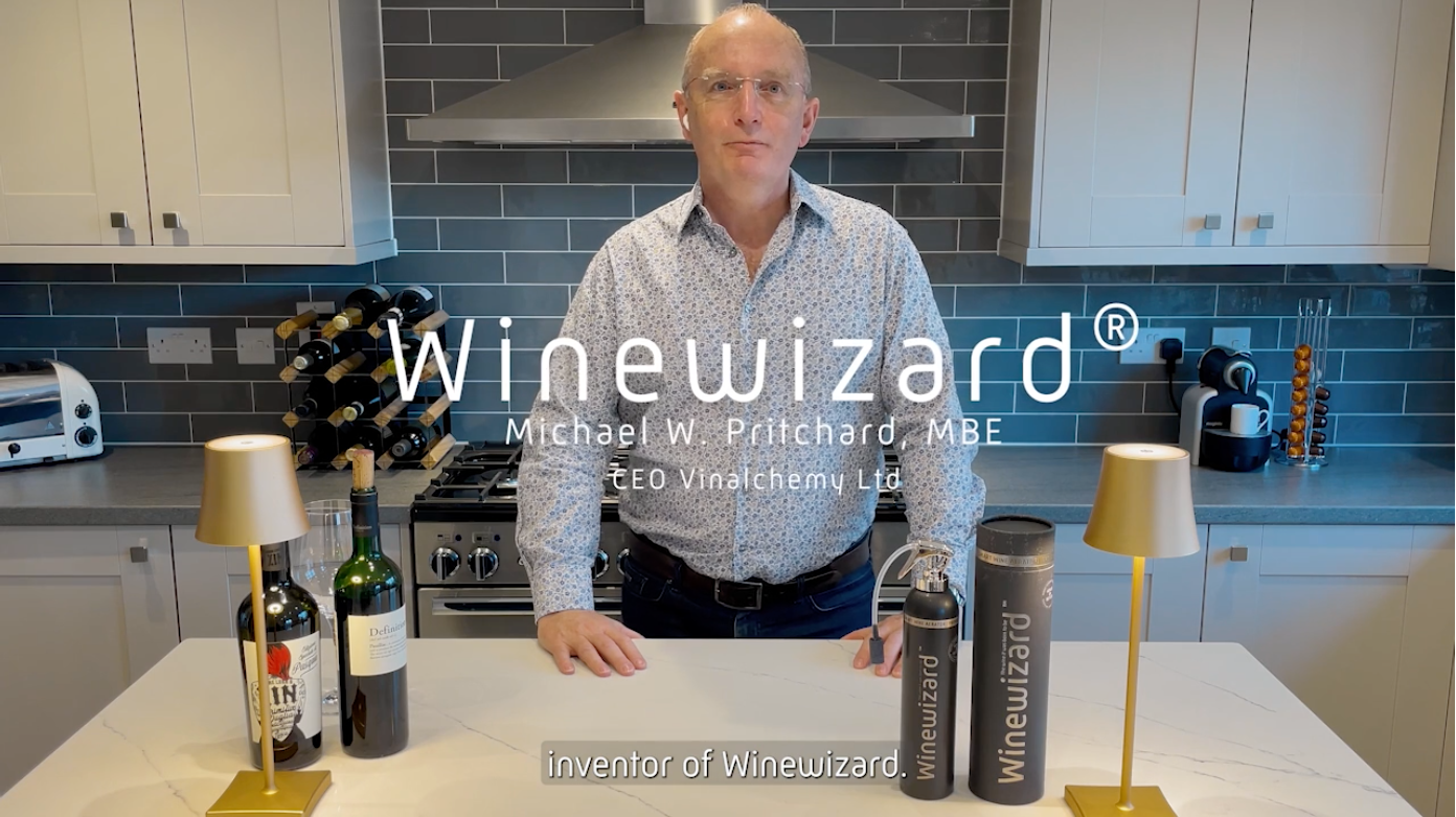 Load video: Winewizard by Vinalchemy. Smart 3-in-1 Wine Aerator | Product review by Vincent Robredo - Certified Sommelier , Certified Winoceros.