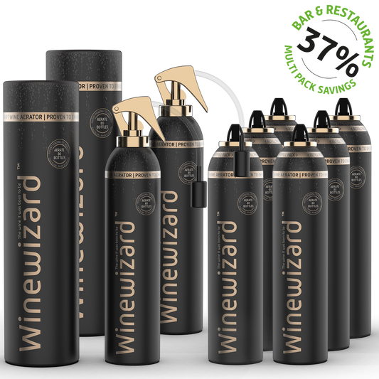 Winewizard - Aérateur de vin intelligent 3-en-1 + pack de recharge